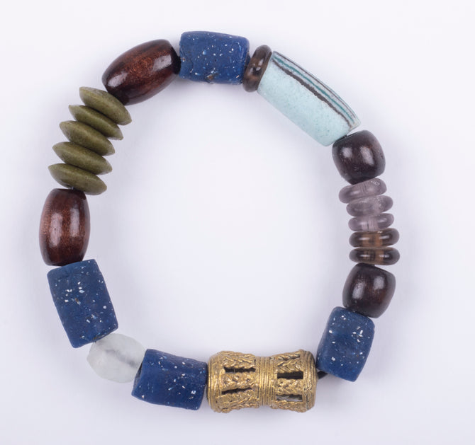 Blue Speckle Green - Glass Adornments